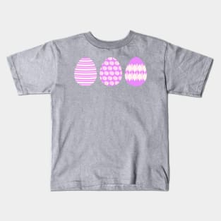 Eggspert Easter Eggs - Decorated Eggs in Pink Kids T-Shirt
